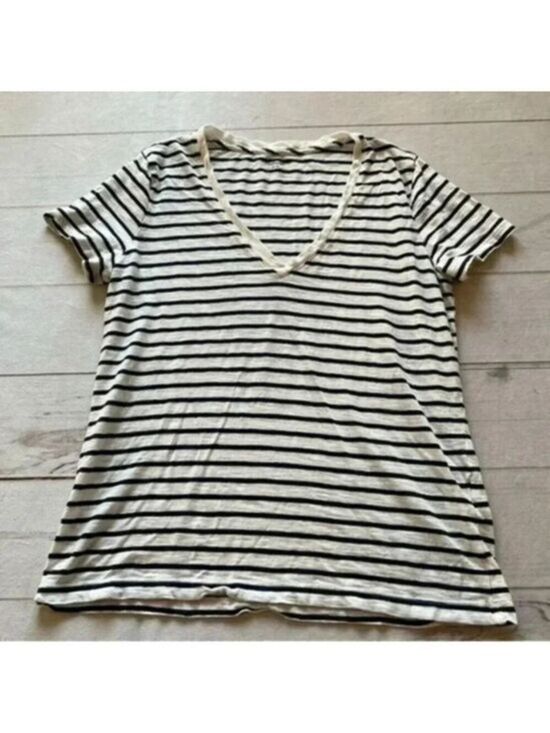 Madewell Tops - Madewell Striped Short Sleeve Tee Size S